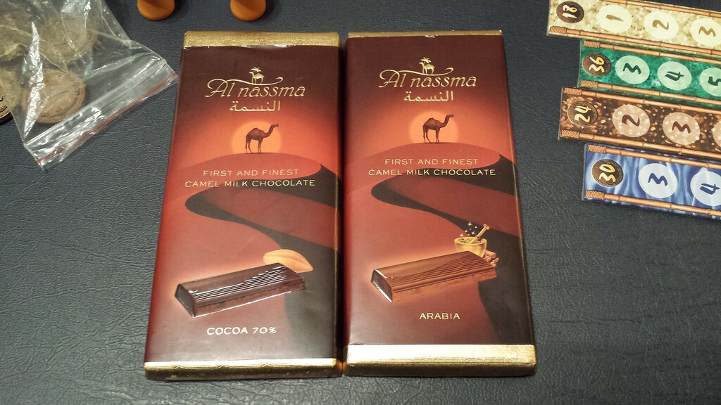 Chocolate with camel milk