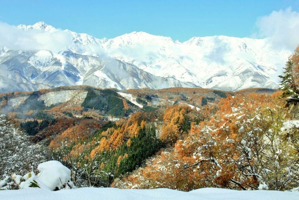 北アルプスの絶景スポット白沢峠