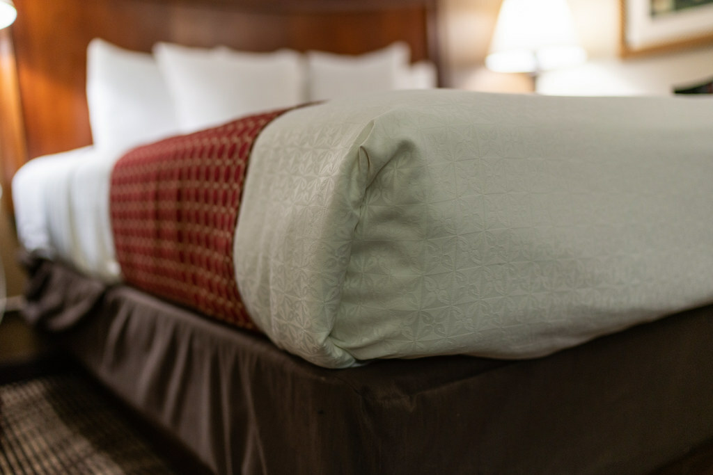 Tucked Sheets and Bedding - Hotel Bed