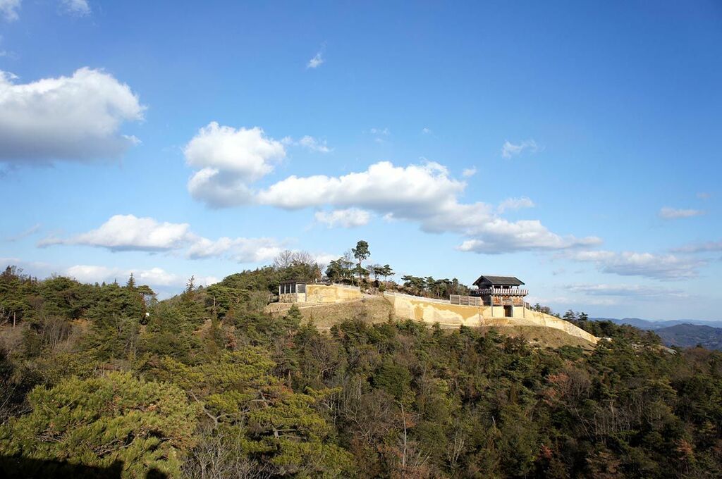 Hike up to the legendary Kinojo Castle