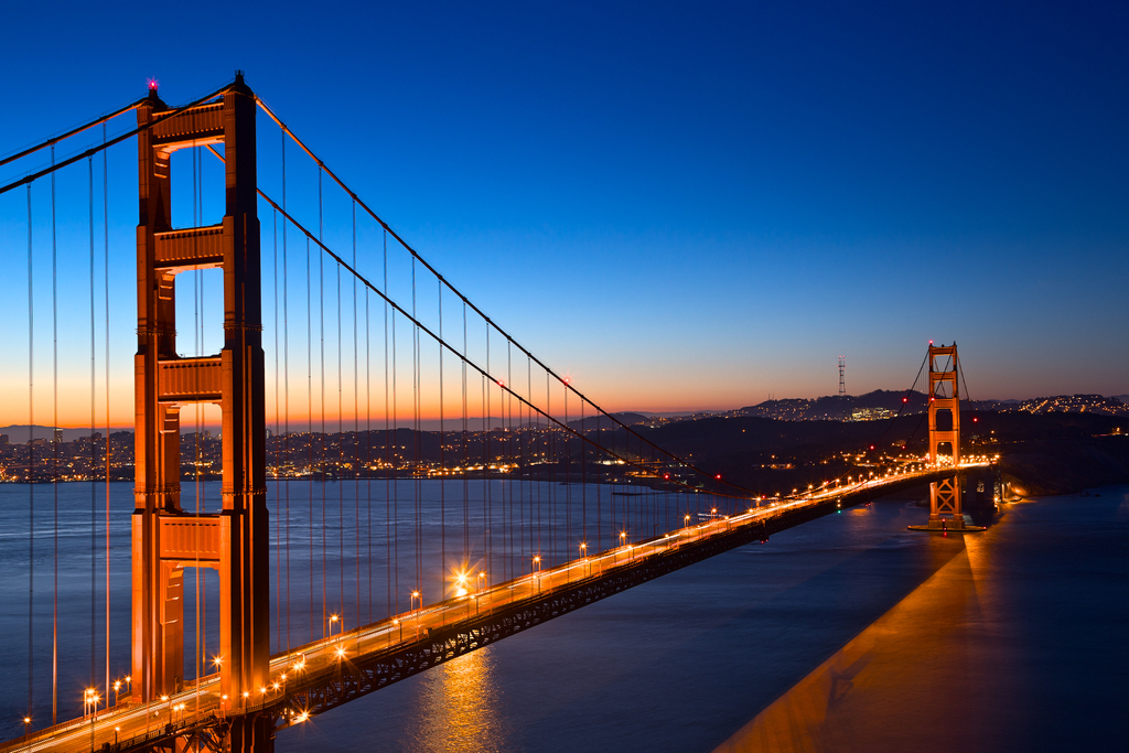 Golden Gate Dawn Bridge