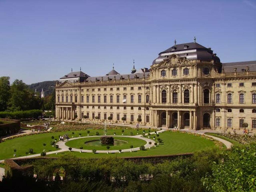 Würzburg Residenz Rückansicht 07