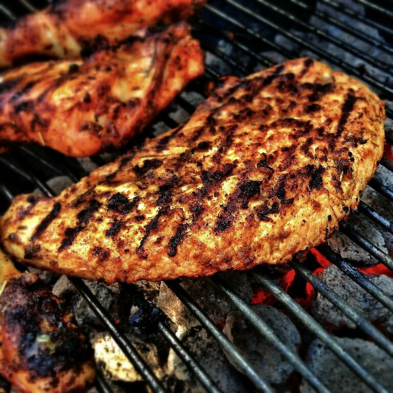 Meat barbecue grill