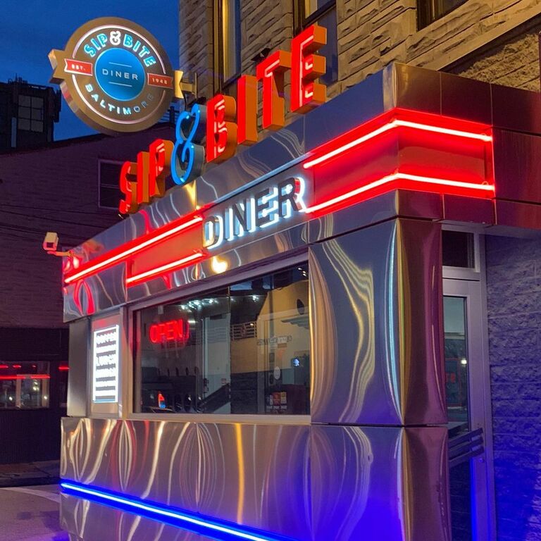 24 hour restaurants in baltimore | sip & bite restaurant