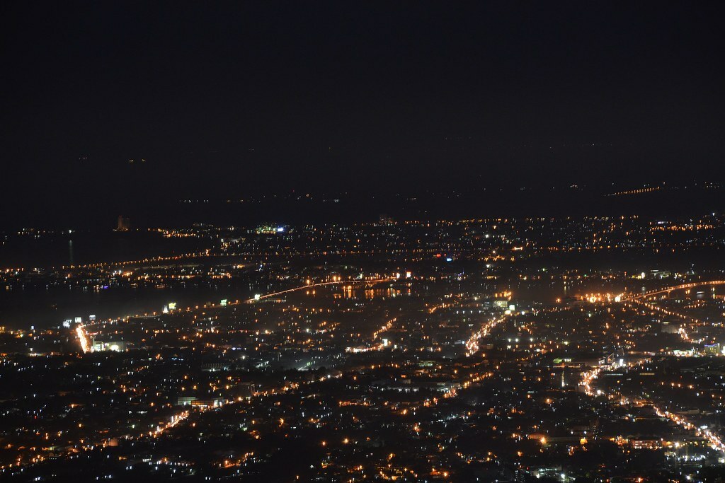 Night view from Tops