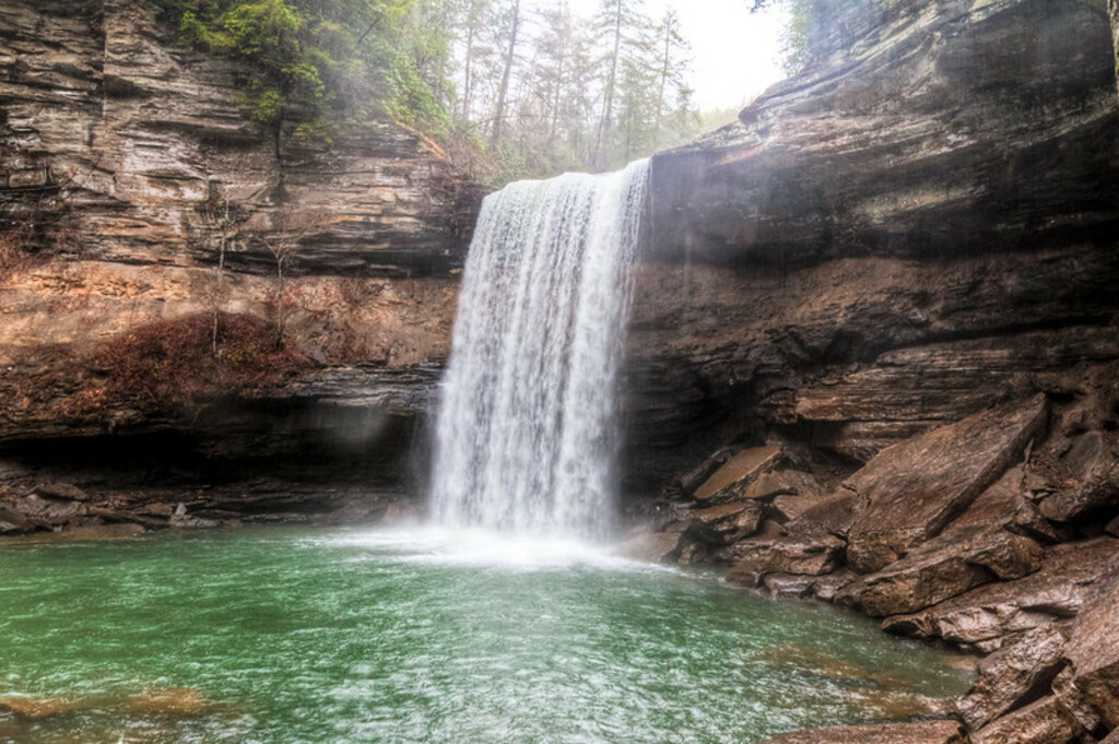 Greeter Falls Trail - Lower Greeter Falls