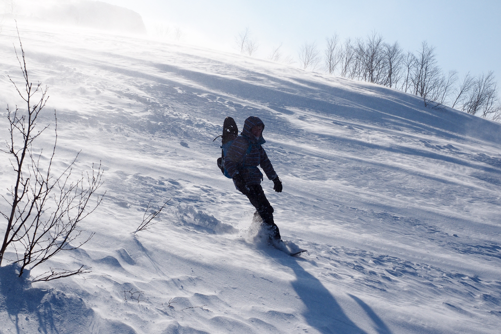 Mt. Mae-tokachi ski touring (Hokkaido, Japan)