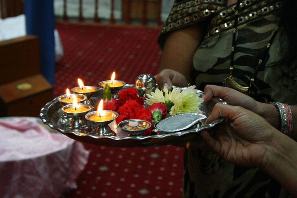 (1) Aarti Thali, Prayer Plate India