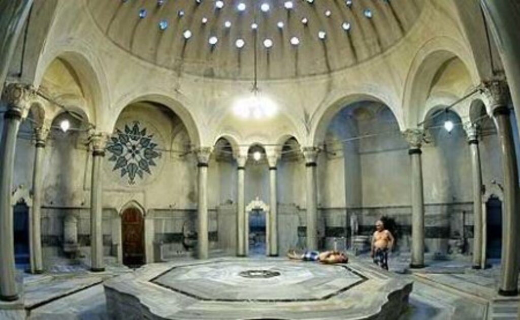 Typical setting of Turkish Bath or Hammam in Cairo
