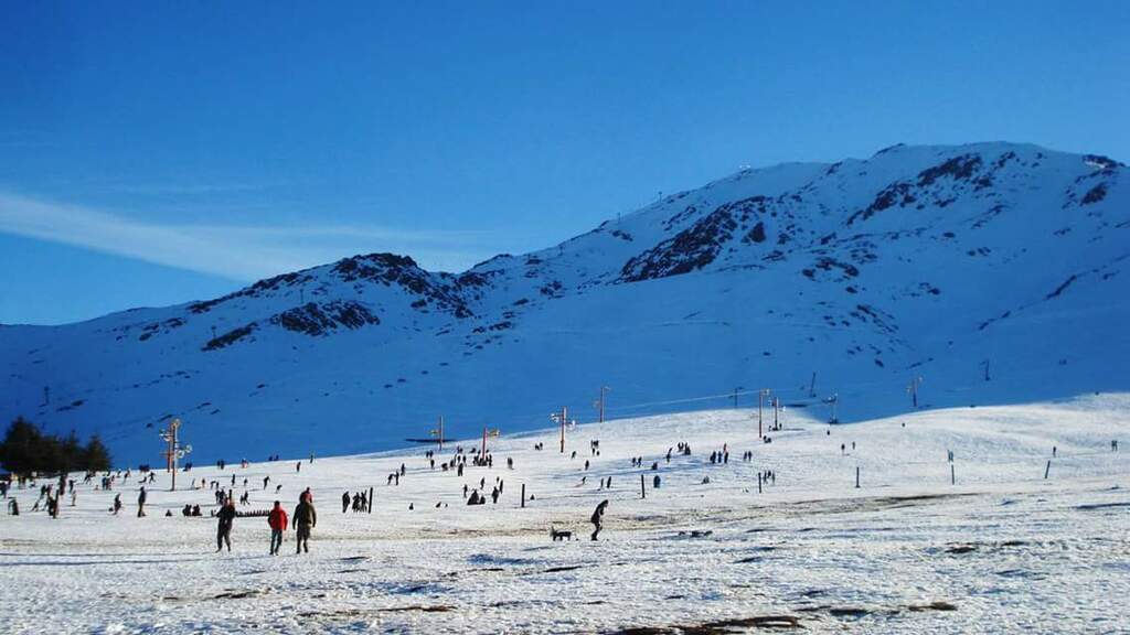 Oukaimeden skiing park, Morocco