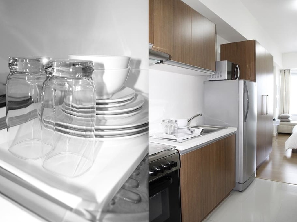 Modern kitchen facilities are available.