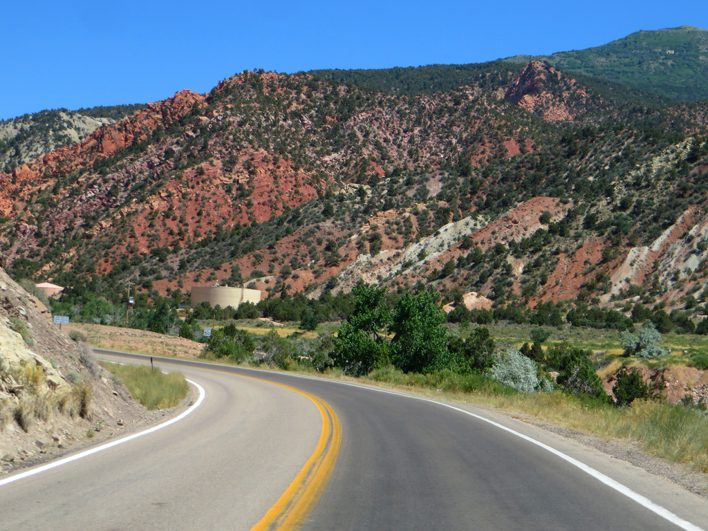 Utah State Route 14 in Cedar City, Utah, June 2017
