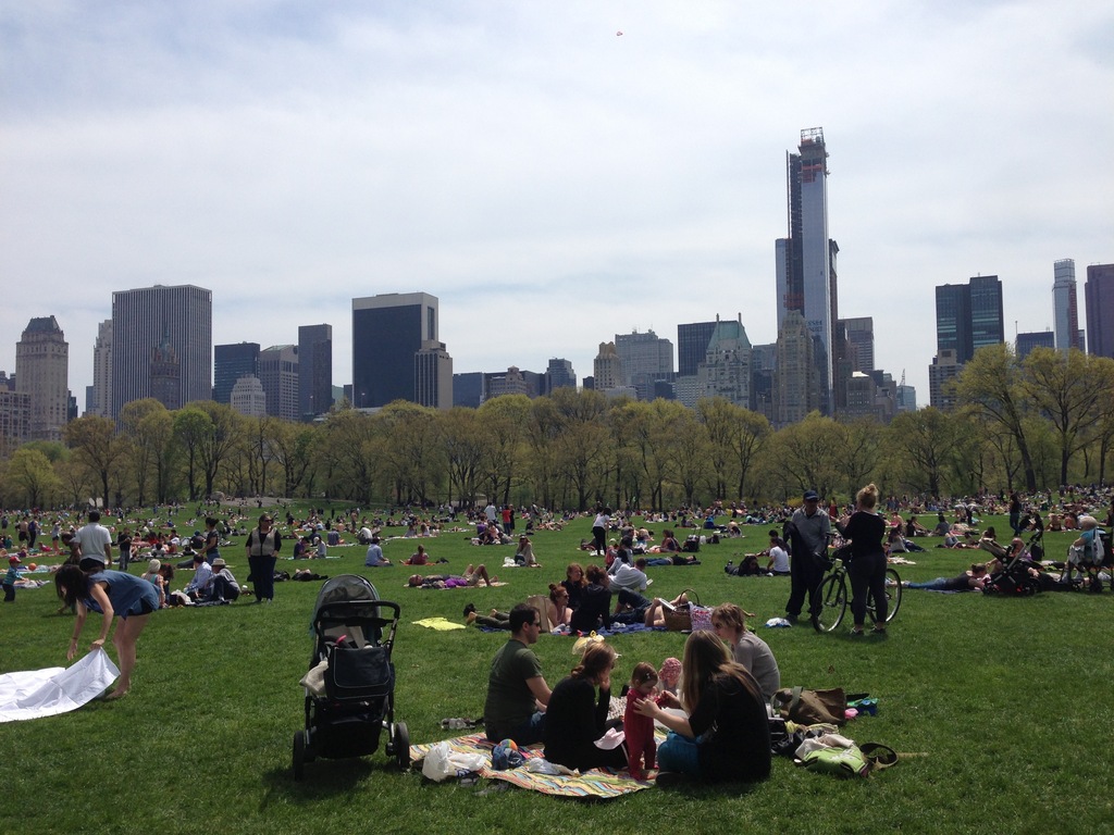 Sheep Meadow on a sunny Sunday