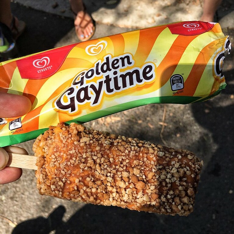 Having a Golden Gaytime 
