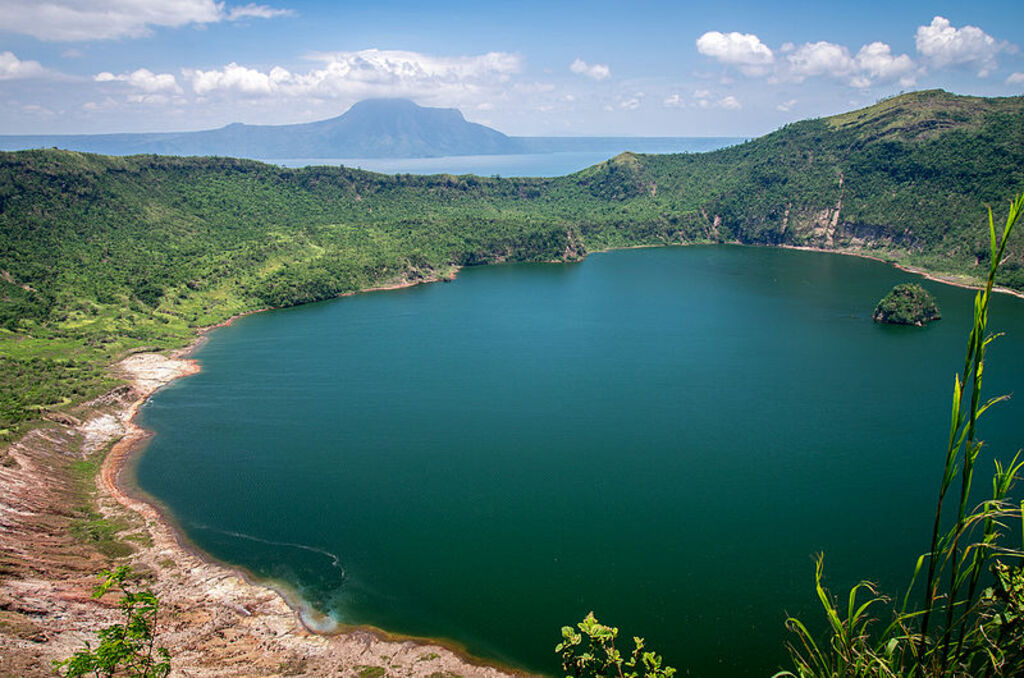 Taal Volcano crater lake 8-8-2014
