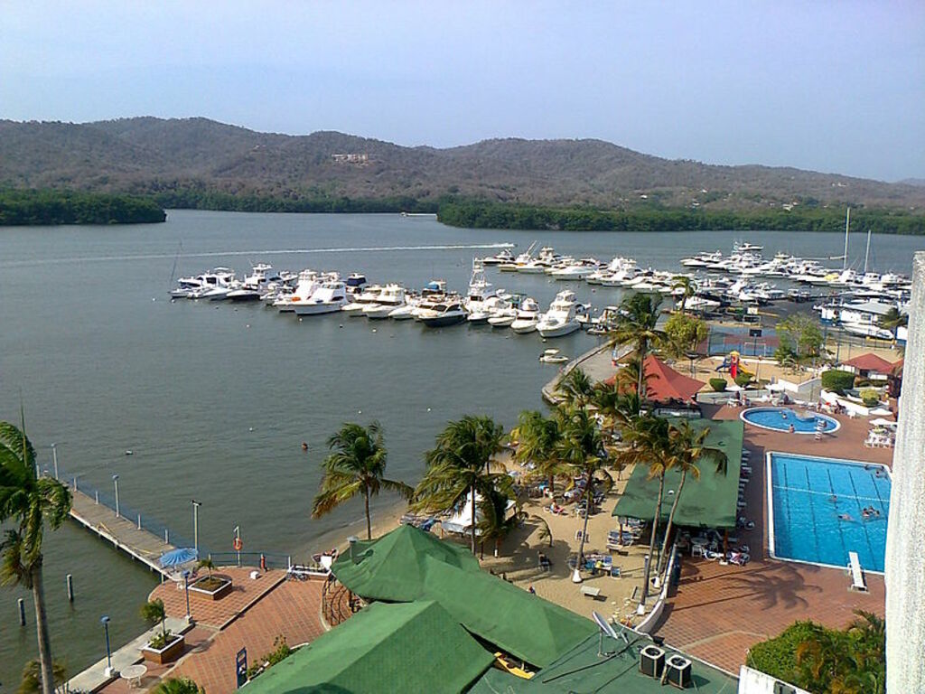 Una vista a Higuerote desde el club