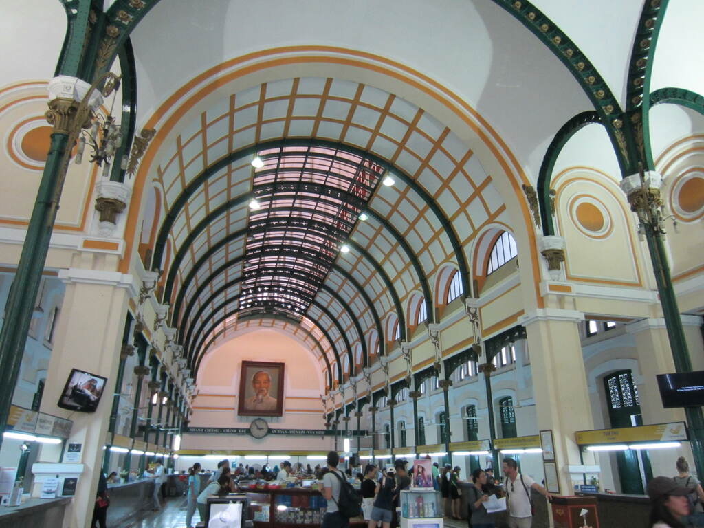 inside the post office