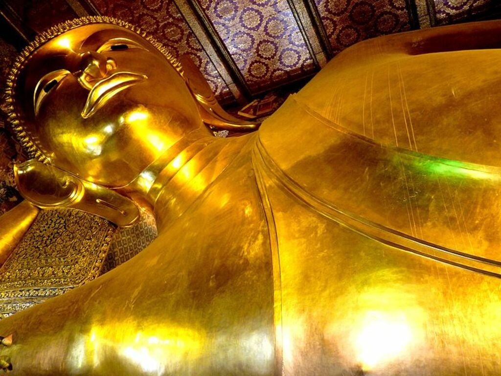 The Reclining Buddha in Wat Phra Chetuphon (Bangkok, Thailand)