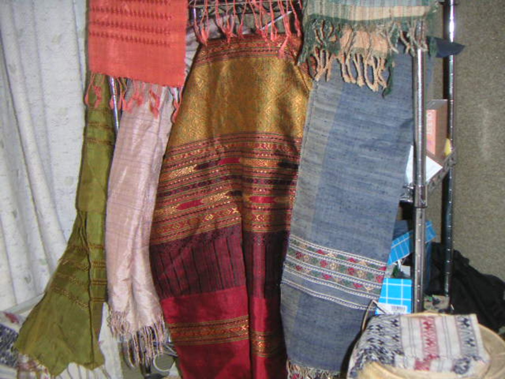 Lao silk scarf