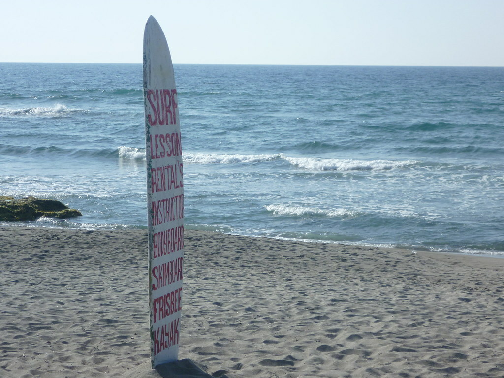 San Juan surf area in La Union