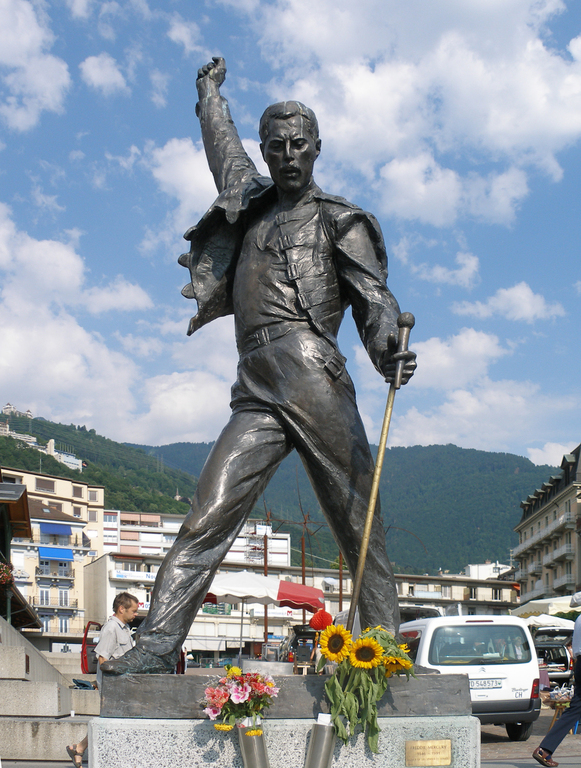 Statue of Freddie Mercury in Montreux