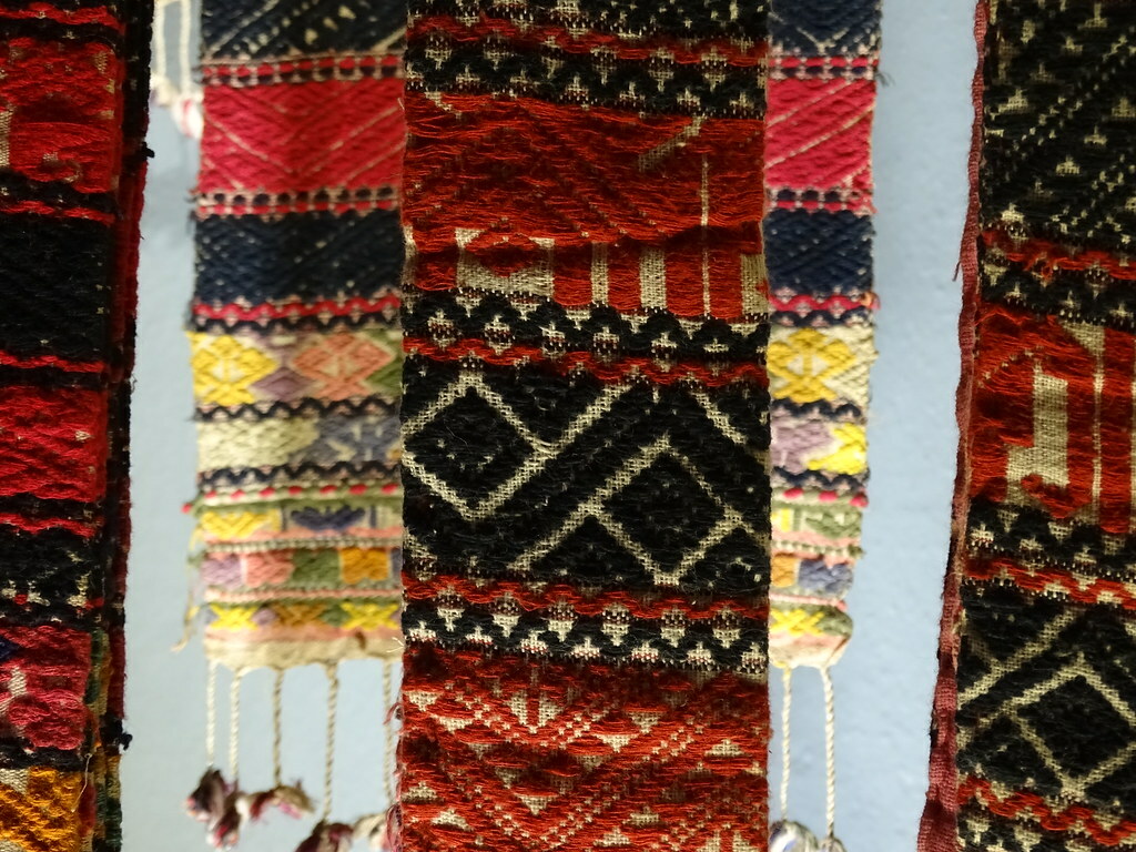 Detail of Tai Lue Weaving - Lanna Folklife Museum - Chiang Mai - Thailand - 04