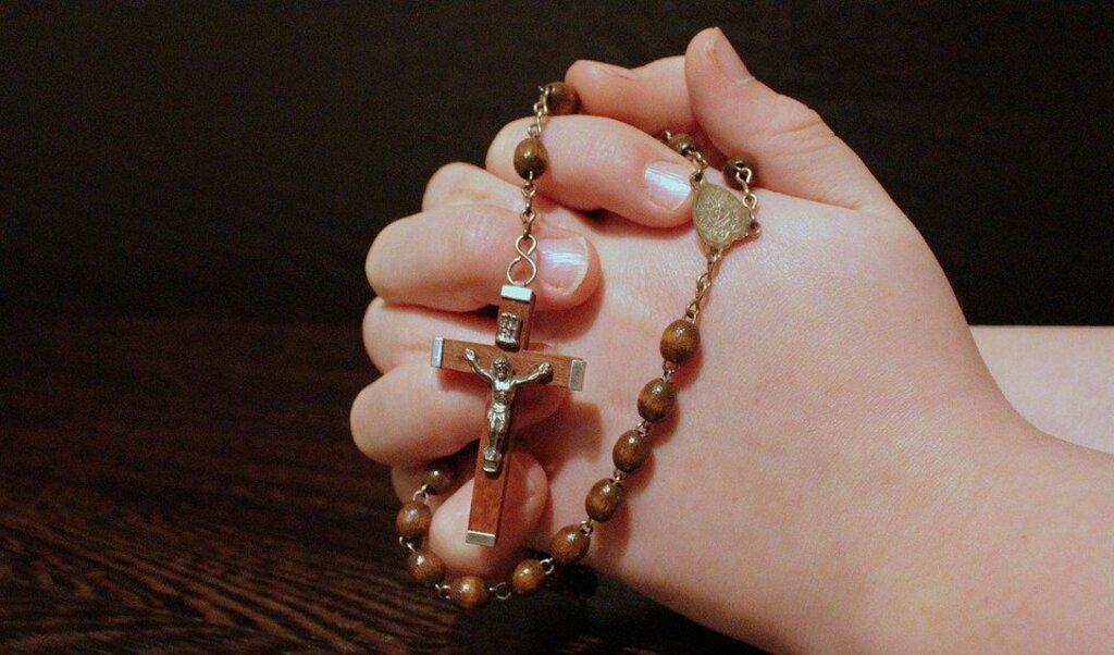 Rosary Faith Pray Folded