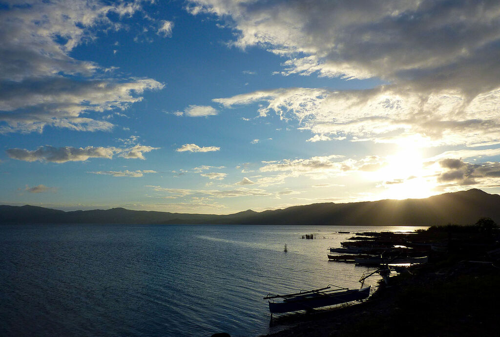 Lake Mainit Surigao del Norte sunset
