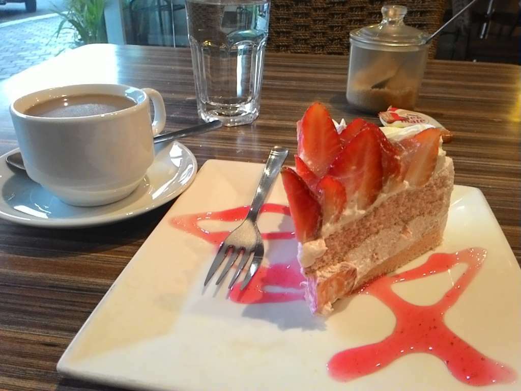 Vizco's famous Strawberry Shortcake.