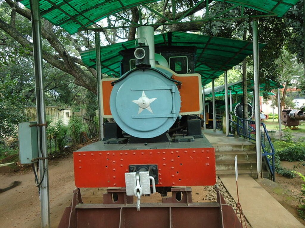 Model of train engine Mysore Rail Museum