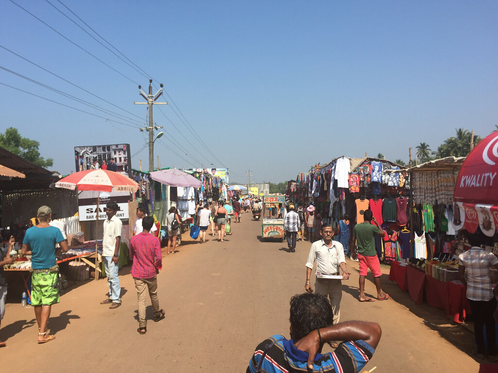 Anjuna Market, Goa