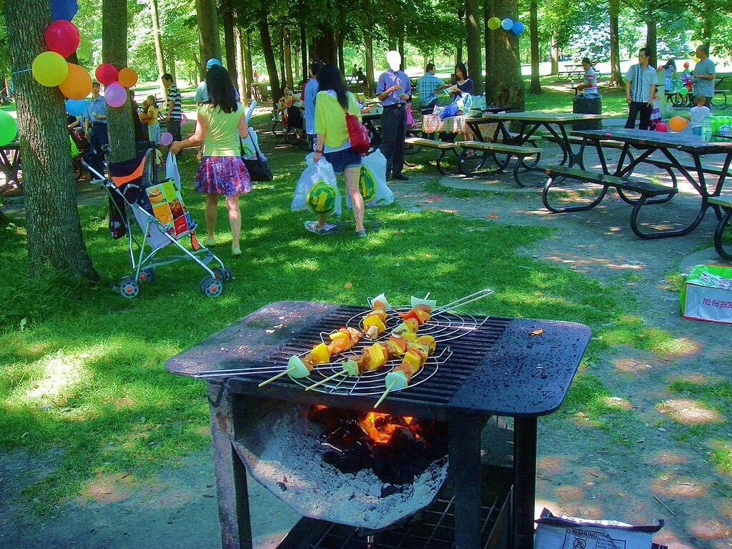BBQ in Angrignon park - panoramio