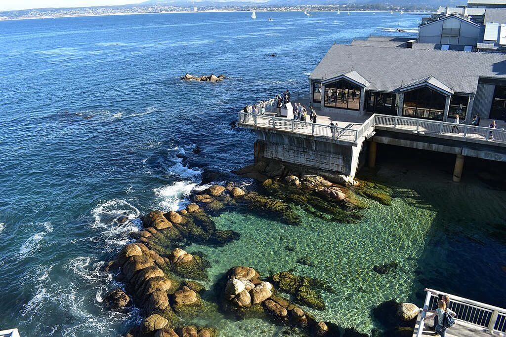 Exterior views of Monterey Bay Aquarium 