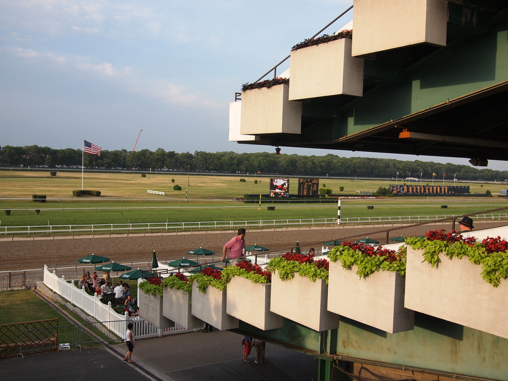 Belmont Park grandstand