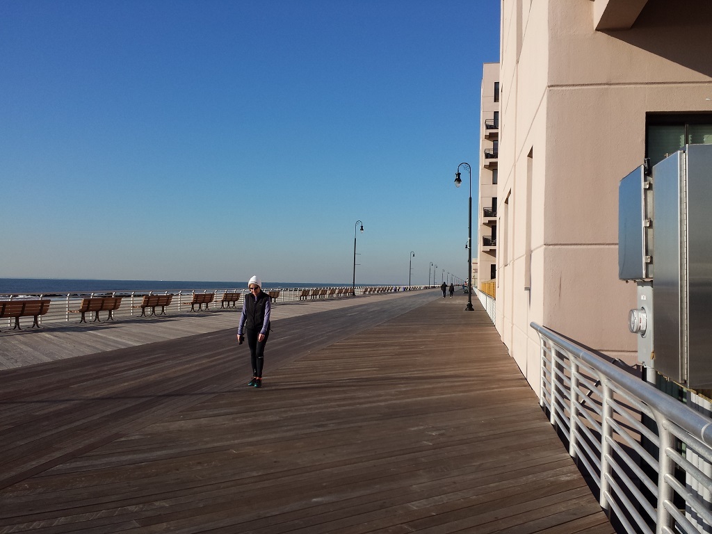 Post Sandy Boardwalk In Long Beach NY