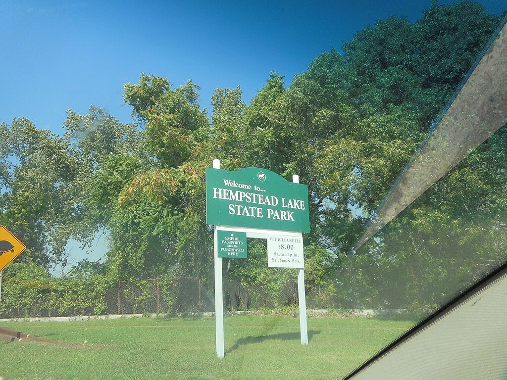 Hempstead Lake State Park sign 