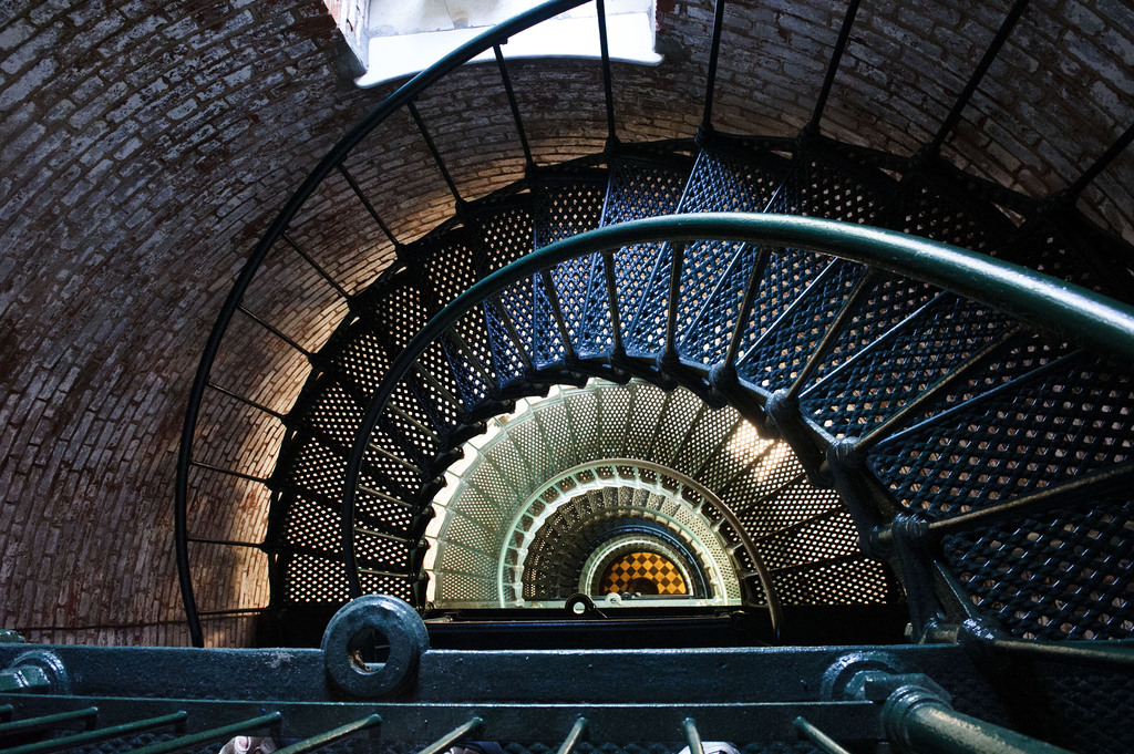 Currituck Beach Light - stairs