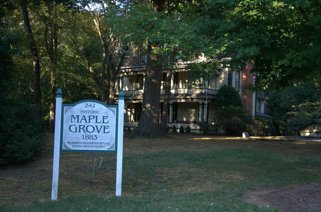 Shuford House Sign, Hickory North Carolina