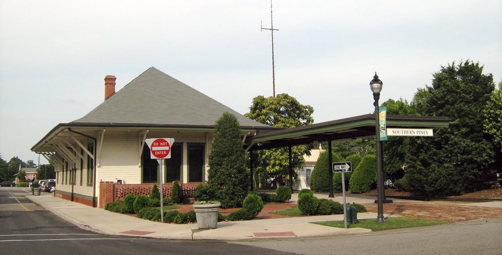 Southern Pines NC train station S