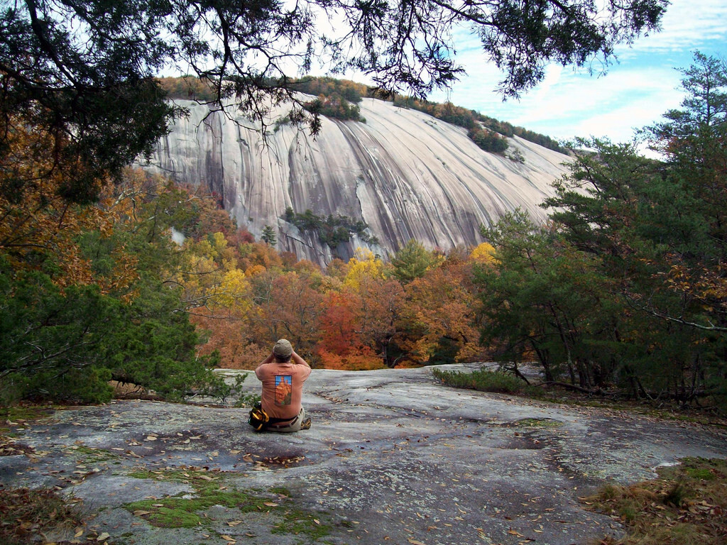 viewing Stone MT from Wolf Rock, NC