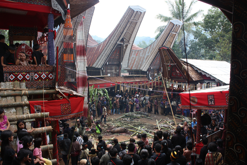 Tana Toraja, Salu funeral