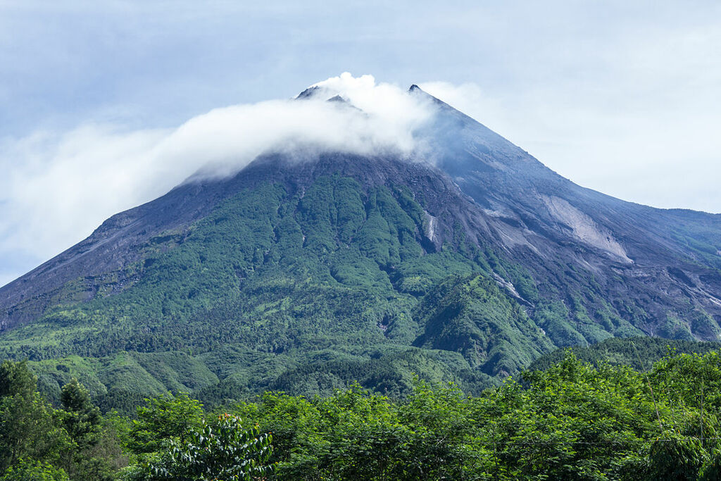 Mount Merapi in 