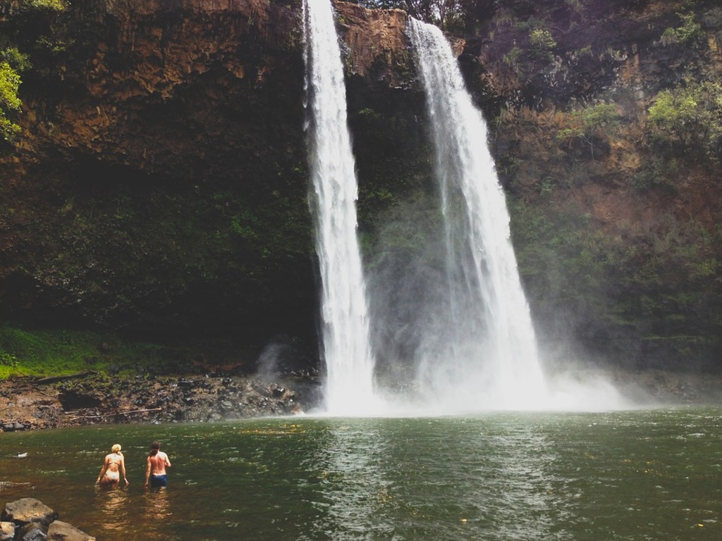 Waterfall Swimming Swimsuit