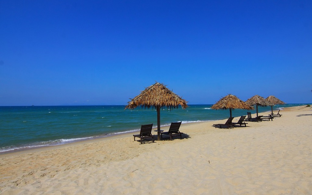Sandy beach