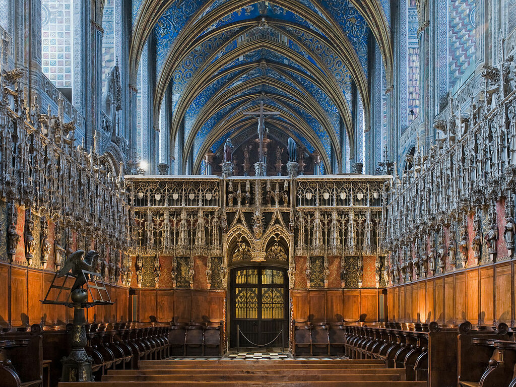 Albi cathedral - choir and choir screen