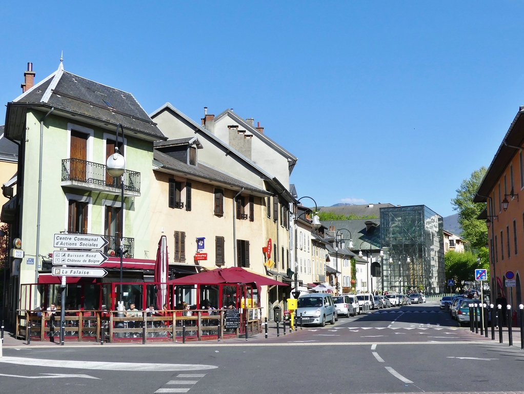 Rue de la République à Curial en (Chambéry)