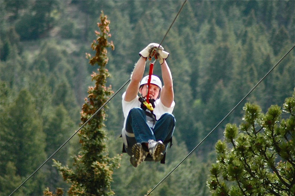 Remarkable Zipline Adventure, Colorado Rafting trips with CAC