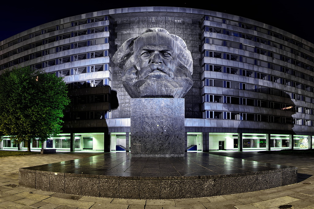 Karl-Marx-Monument in Chemnitz (Karl-Marx-Stadt)