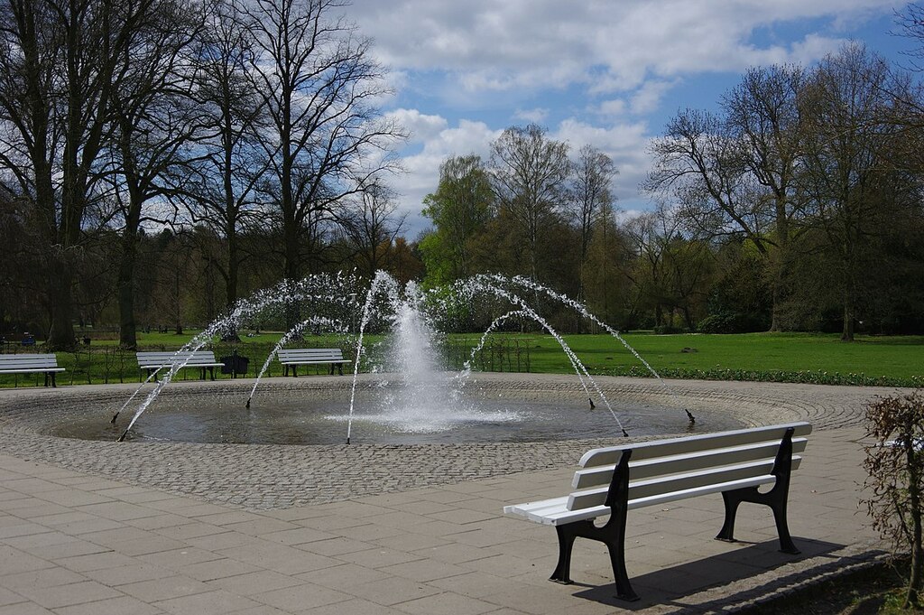 Springbrunnen Kurpark Lüneburg