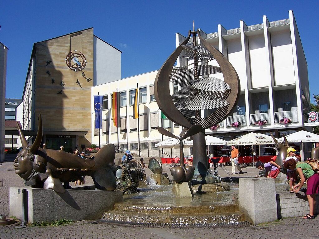 Friedrichshafen Rathaus Brunnen